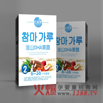 七彩果金裝淮山DHA果蔬米粉