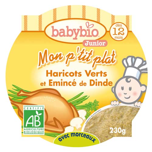 babybio青豆火雞肉片米粉