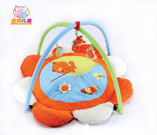寶貝兒女橙色游戲墊