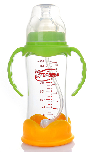 淘寶樂寬口玻璃奶瓶260ml