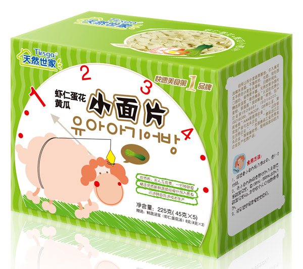 天然世家蝦仁蛋花黃瓜小面片