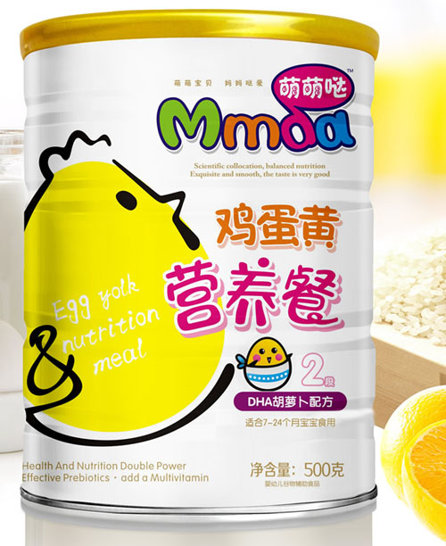 萌萌噠500克鐵聽(tīng)DHA胡蘿卜雞蛋黃營(yíng)養(yǎng)餐