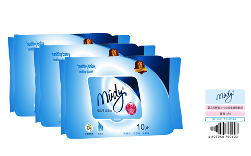 麥地嬰兒潤膚濕巾10片(甘草溫和配方)