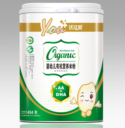 優(yōu)佳健AA+DHA嬰幼兒有機營養(yǎng)米粉