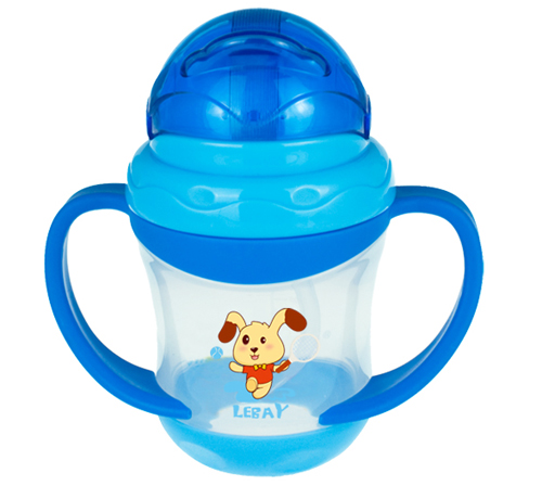 樂(lè)蓓嬰幼兒學(xué)飲杯6929粉藍(lán)色