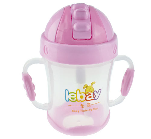 樂蓓嬰幼兒學(xué)飲杯6928粉紅色