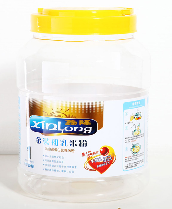 鑫隆金裝初乳米粉1段桶裝