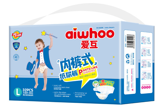愛互內(nèi)褲式紙尿褲L32片