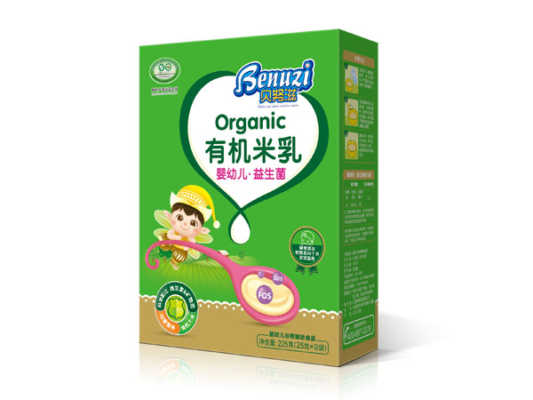 貝努滋嬰幼兒益生菌有機米乳