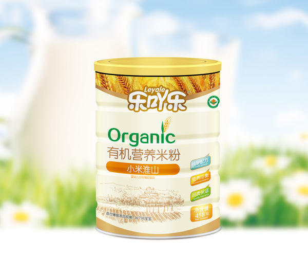 樂吖樂有機(jī)營(yíng)養(yǎng)米粉小米淮山罐裝