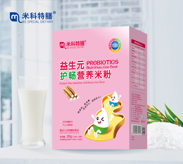 米科特膳益生元護(hù)暢營(yíng)養(yǎng)米粉-盒裝600