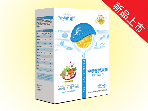 今福貝健護(hù)暢營養(yǎng)米粉-復(fù)合益生元盒裝