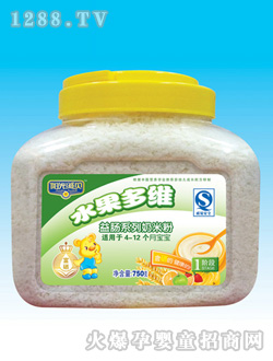 超值水果多維奶米粉