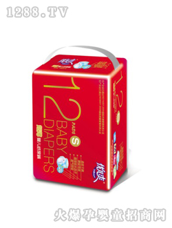 優(yōu)兒超薄嬰兒紙尿褲12片小碼