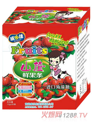 威樂(lè)佳鮮果條山楂味