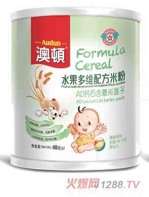 澳頓AD鈣百合薏米蓮子水果米粉