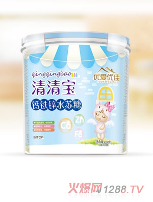 優(yōu)愛(ài)優(yōu)佳鈣鐵鋅水蘇糖清清寶