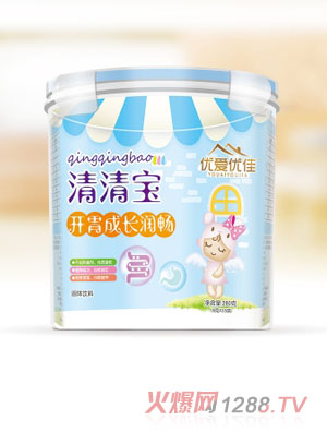 優(yōu)愛(ài)優(yōu)佳開胃成長(zhǎng)潤(rùn)暢清清寶