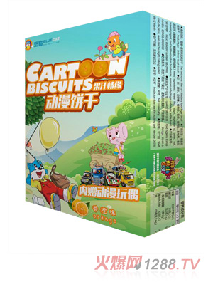 藍(lán)貓迷語版動(dòng)漫玩具餅干--香橙味