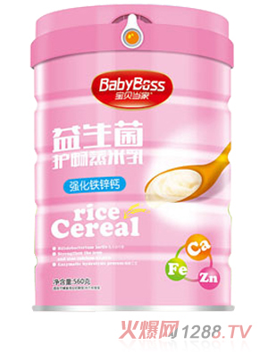 寶貝當家強化鐵鋅鈣益生菌護暢蒸米乳-聽裝
