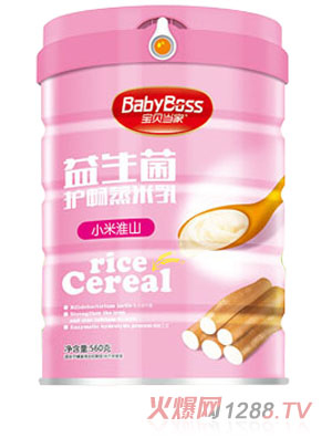 寶貝當家小米淮山益生菌護暢蒸米乳-聽裝