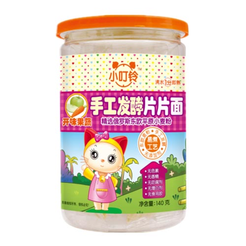 小叮鈴手工發(fā)酵片片面開味果蔬